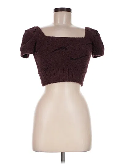 Pre-owned Nike Pullover Sweater In Burgundy