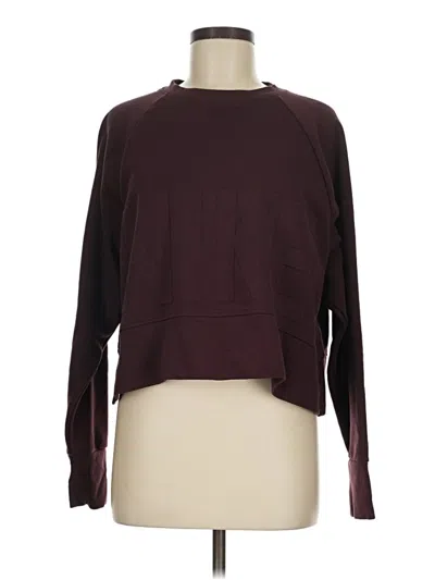 Pre-owned Nike Pullover Sweater In Burgundy