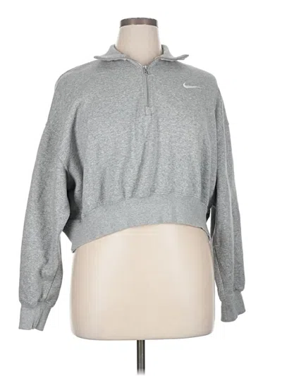 Pre-owned Nike Pullover Sweater In Gray