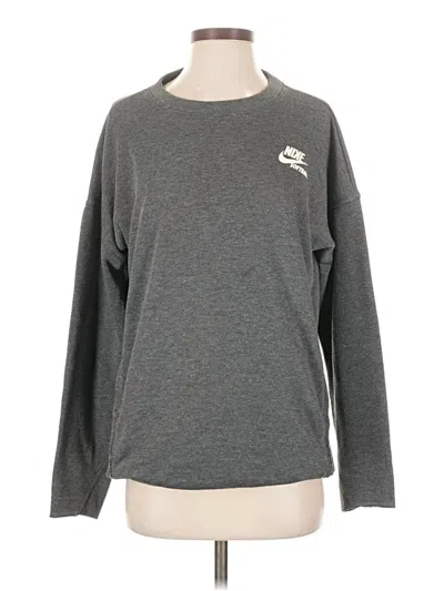 Pre-owned Nike Pullover Sweater In Gray