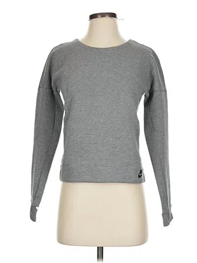 Pre-owned Nike Pullover Sweater In Gray