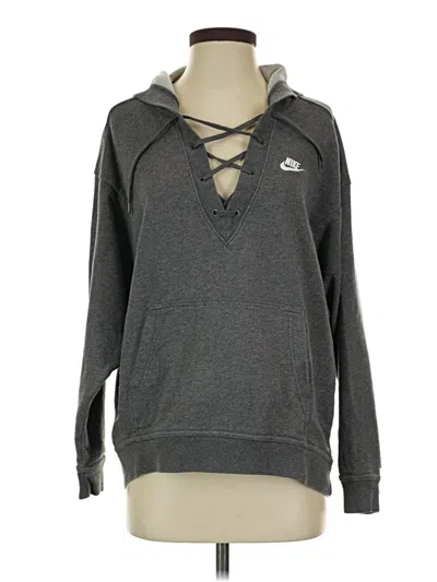 Pre-owned Nike Pullover Sweater In Gray
