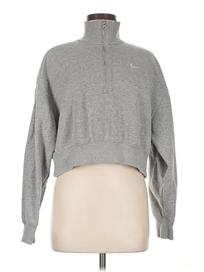 Pre-owned Nike Pullover Sweater In Gray