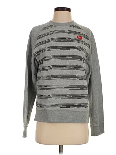 Pre-owned Nike Pullover Sweater In Gray
