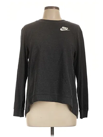 Pre-owned Nike Pullover Sweater In Gray