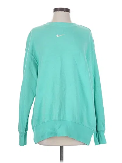 Pre-owned Nike Pullover Sweater In Green