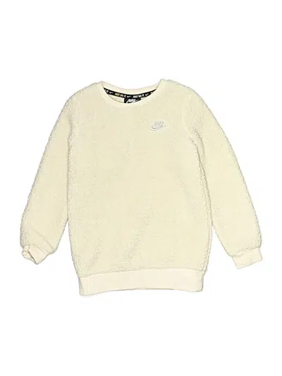 Pre-owned Nike Kids' Pullover Sweater In Ivory