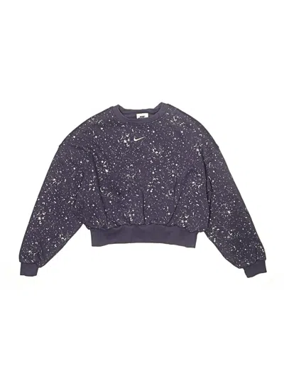 Pre-owned Nike Kids' Pullover Sweater In Purple