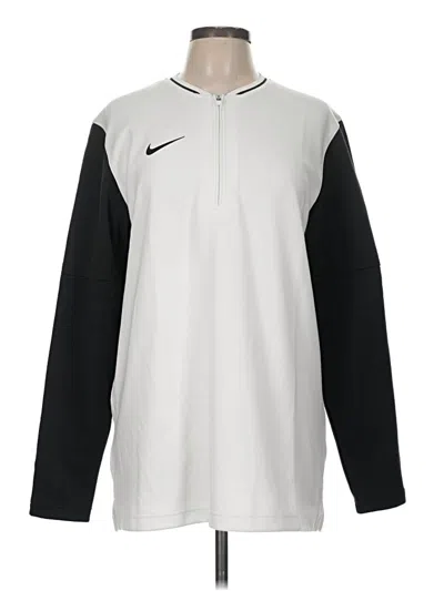 Pre-owned Nike Pullover Sweater In Silver