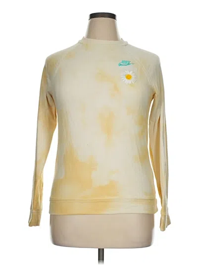 Pre-owned Nike Pullover Sweater In Yellow