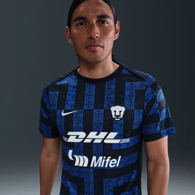 Nike Navy Pumas 2025/26 Academy Pro Pre-match Performance Top In Blue