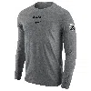 Nike Purdue  Men's College Long-sleeve T-shirt In Gray