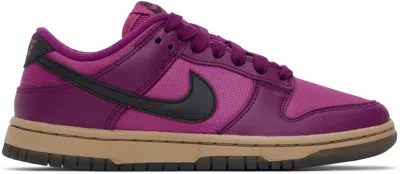 Nike Low Dunk Padded Collar Rubber Sole In Multi