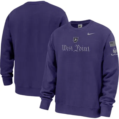 Nike Purple Army Black Knights Army 250 Collection Club Fleece Sweatshirt
