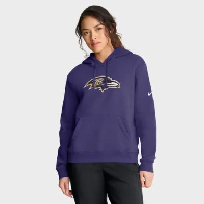 Nike Purple Baltimore Ravens Club Fleece Pullover Hoodie