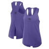 Nike Purple Baltimore Ravens Glory Crisscross Performance Tank Top In Purple
