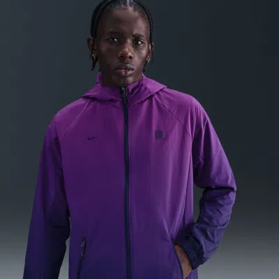 Nike Purple Barcelona Awf Woven Full-zip Jacket