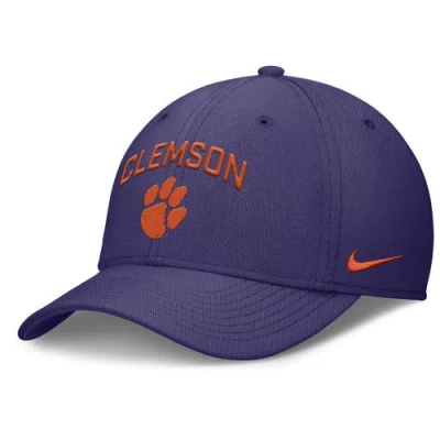 Nike Purple Clemson Tigers 2025 On-field Rise Performance Flex Hat