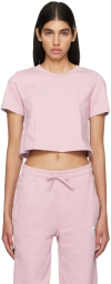 Nike Purple Cropped T-shirt In Iced Lilac
