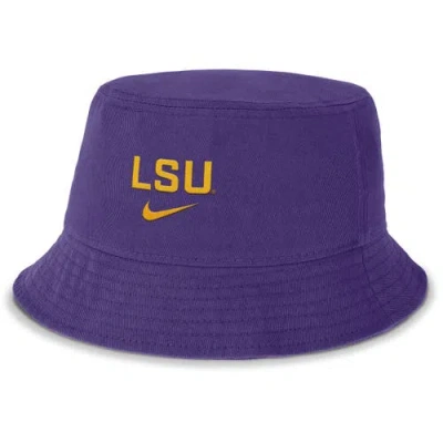 Nike Purple Lsu Tigers Apex Primetime Bucket Hat