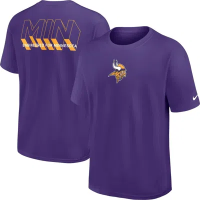 Nike Purple Minnesota Vikings Dominate The Game Essential Max90 T-shirt