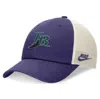 NIKE NIKE PURPLE TAMPA BAY RAYS COOPERSTOWN COLLECTION REWIND CLUB TRUCKER ADJUSTABLE HAT