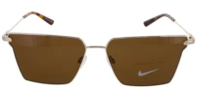 Nike Pursuit Flair Ib3683x 711 Occhiali Da Sole Oro Per Uomo In Gold