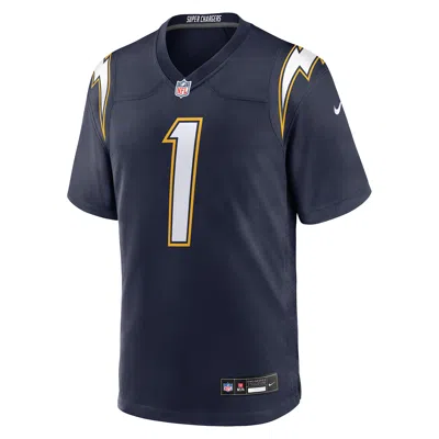 Nike Quentin Johnston Los Angeles Chargers  Men's Nfl Game Jersey In Blue