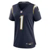 Nike Quentin Johnston Los Angeles Chargers Womenâs  Women's Nfl Game Jersey In Blue