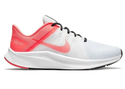 Pre-owned Nike Quest 4 Magic Ember (women's) Sneakers In White/black/light Soft Pink