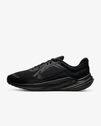 Nike Quest 5 Road Running Shoe In Black