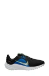 Nike Quest 5 Sneaker In Black/silver/vapor Green