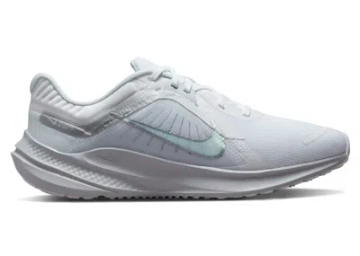 Pre-owned Nike Quest 5 (women's) Sneakers In White/metallic Silver In Multi
