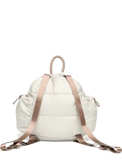 Nike Quilted-design Backpack In White