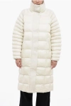 Nike Quilted Padded Maxi Jacket With Snap Buttons