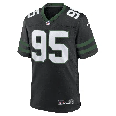 Nike Quinnen Williams New York Jets  Men's Nfl Game Football Jersey In Black