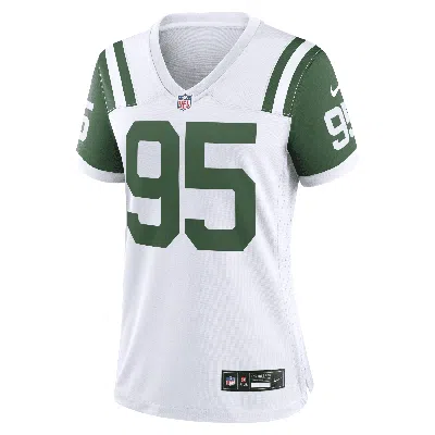 Nike Quinnen Williams New York Jets  Women's Nfl Game Football Jersey In White
