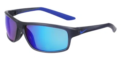 Nike Rabid 22 M N Iu8094x 021 Occhiali Da Sole Grigi Per Uomo In Blue