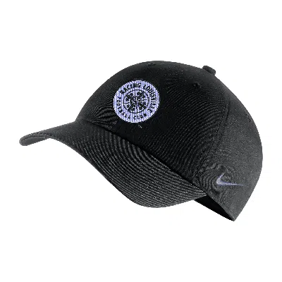 Nike Racing Louisville Fc Heritage86  Unisex Nwsl Soccer Cap In Black
