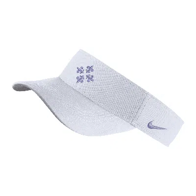 Nike Racing Louisville Fc  Unisex Dri-fit Nwsl Visor In White