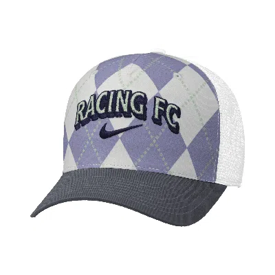 Nike Racing Louisville Fc  Unisex Nwsl Trucker Cap In White