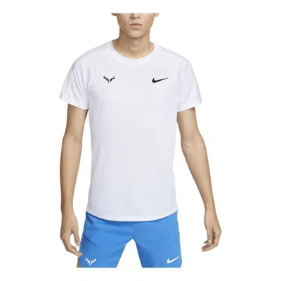Nike Rafa Challenger Dri-fit Tennis T-shirt Asia Sizing 'white'