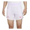 Nike Rafa Dri-fit Adv Tennis Shorts 'barely Grape' In Pink