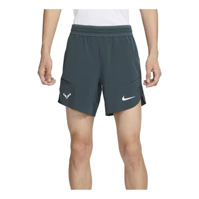 Nike Rafa Dri-fit Adv Tennis Shorts 'deep Jungle' In Multi