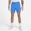 Nike Rafa  Men's Dri-fit Adv 7" Tennis Shorts In Blue