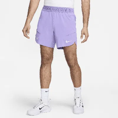 Nike Rafa  Men's Dri-fit Adv 7" Tennis Shorts In Purple
