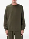 Nike Raglan-sleeve Crew-neck Sweatshirt In Green