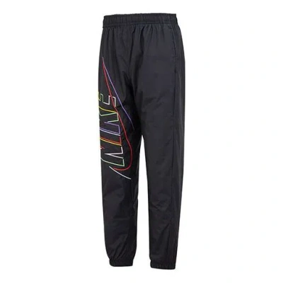 Nike Rainbow Logo Pants 'black'