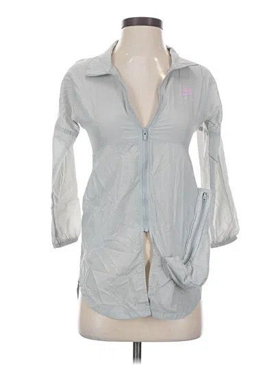 Pre-owned Nike Raincoat In Silver
