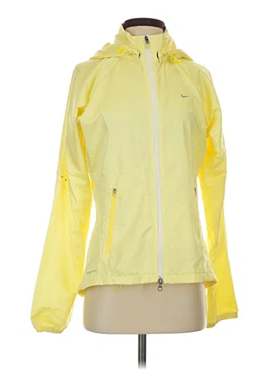 Pre-owned Nike Raincoat In Yellow